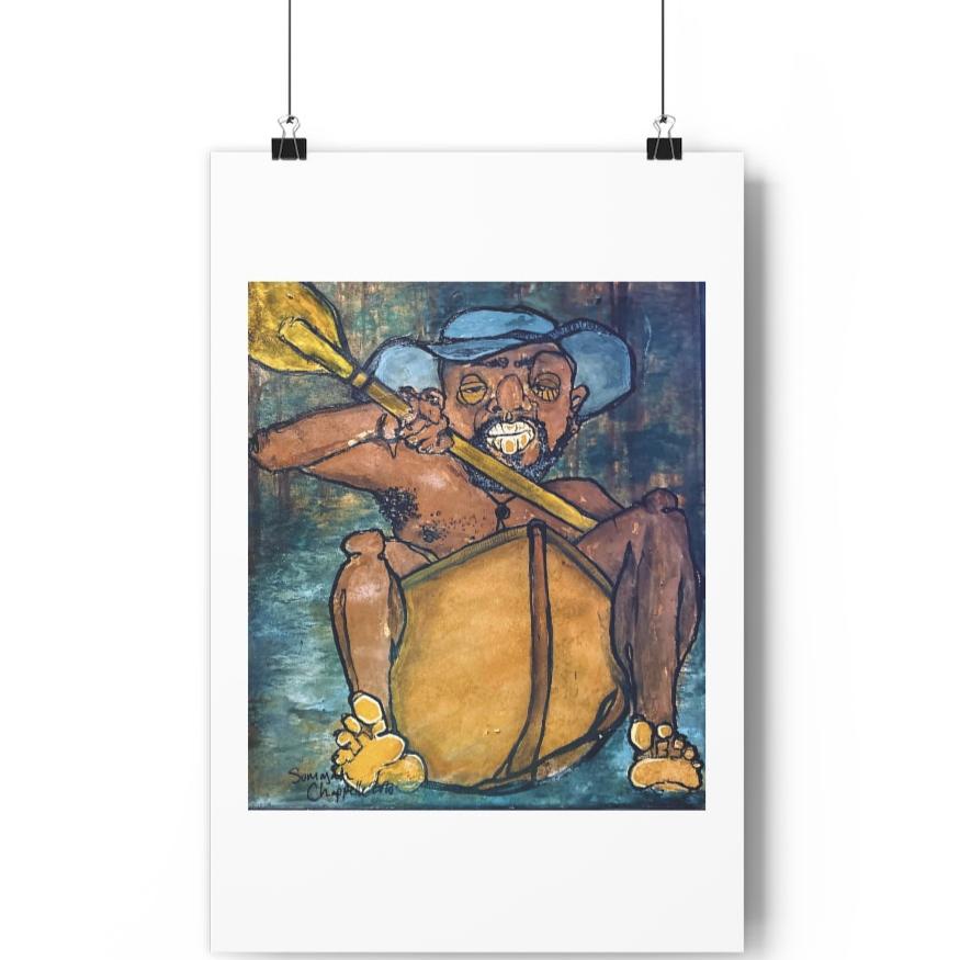 River Ninja Art Print by Sumayah Chappelle