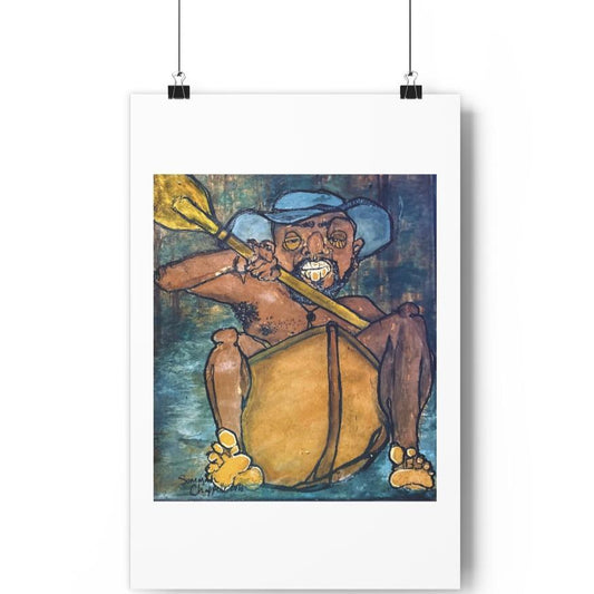 River Ninja Art Print by Sumayah Chappelle