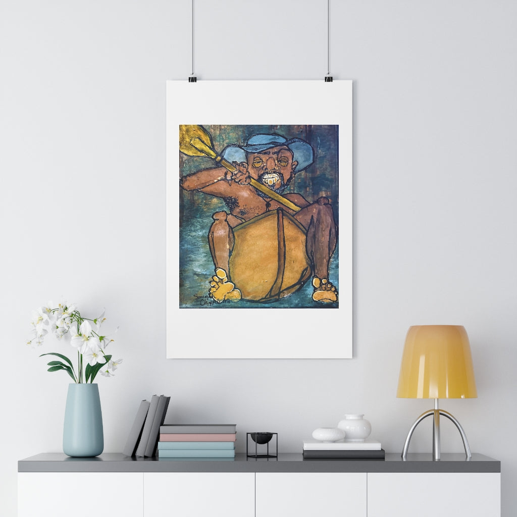 River Ninja Art Print by Sumayah Chappelle